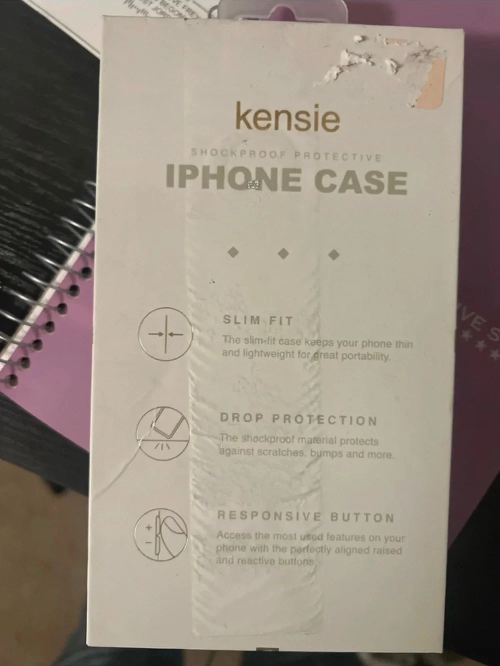 Kensie iPhone Case - White